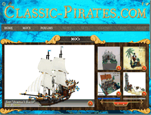 Tablet Screenshot of classic-pirates.com